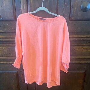 Chic Coral Blouse for Women